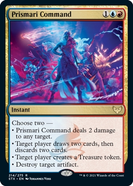 Prismari Command Strixhaven- School of Mages